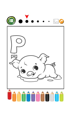 ABC 动物拼音彩色教育游戏截图3