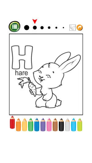 ABC 动物拼音彩色教育游戏截图2
