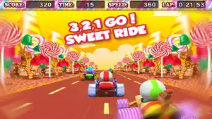 Candy Kart Racing 3D Lite - Speed Past the Opposition Edition!截图2