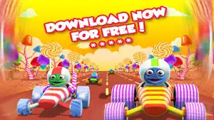 Candy Kart Racing 3D Lite - Speed Past the Opposition Edition!截图5