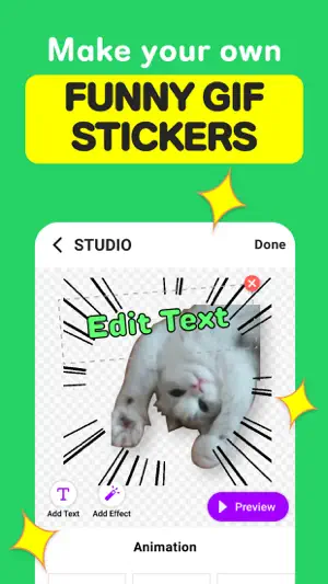GIF Stickers for Whatsapp Chat截图5