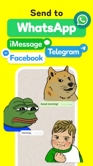 GIF Stickers for Whatsapp Chat截图1