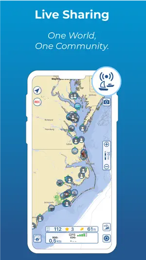 Aqua Map - Mobile Chartplotter截图6