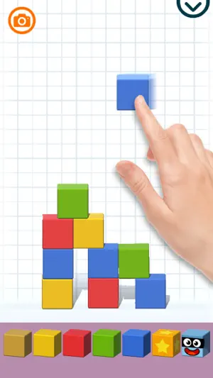 Pango KABOOM! 3-6岁儿童的方块堆叠和破坏游戏截图1