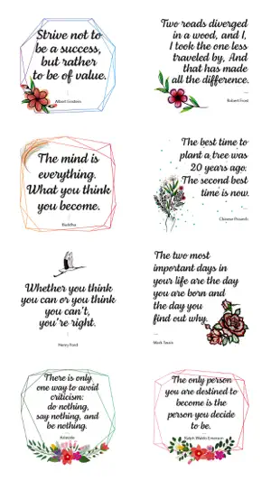 Beautiful & Inspiring Stickers截图2